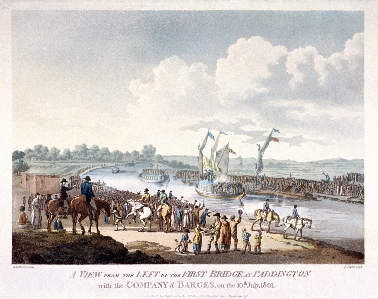 Bayswater, Paddington, London, 1801 alkotó: J Jeakes