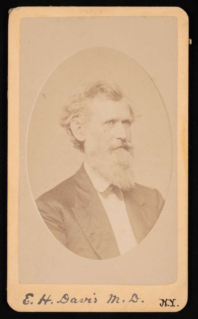 Edwin Hamilton Davis portréja 1811-1888, 1888 előtt. alkotó: J Kraft