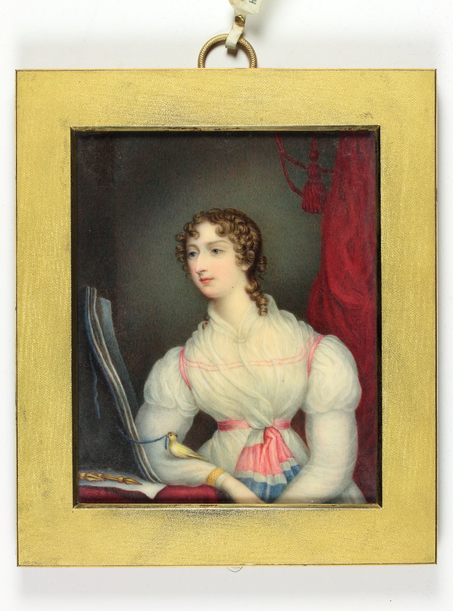Charlotte Elizabeth Bentinck Hawkins-Whitshed (zománc) alkotó: J. Leschallas