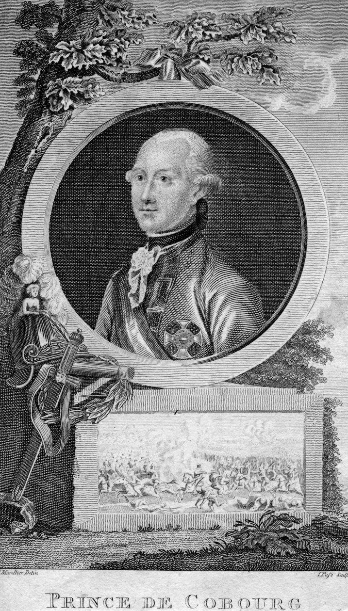 Coburg herceg, a Szent Római Birodalom híres német hadvezére. alkotó: J. Pass