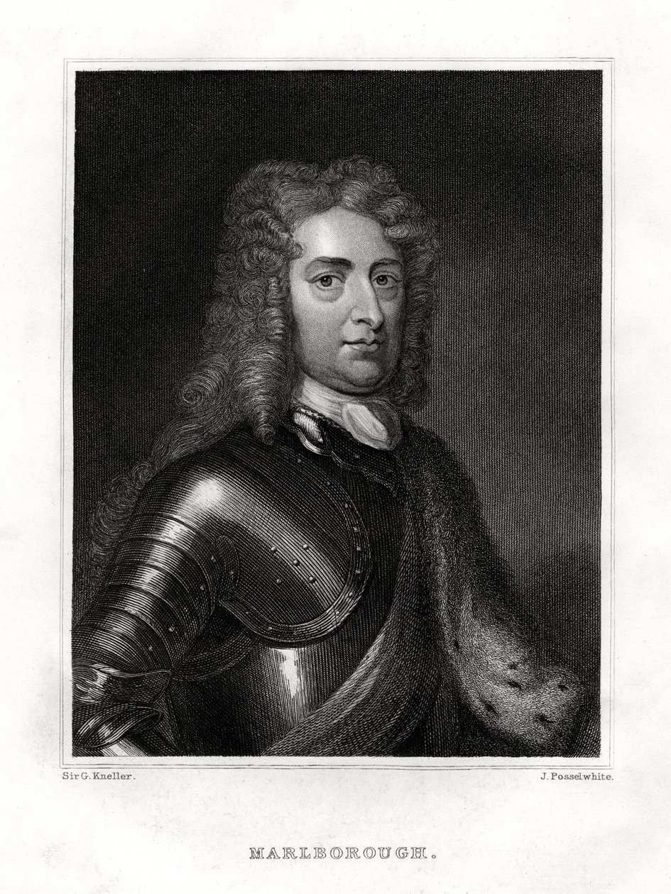 John Churchill, Marlborough hercege, angol katona, 1860 alkotó: J. Posselwhite