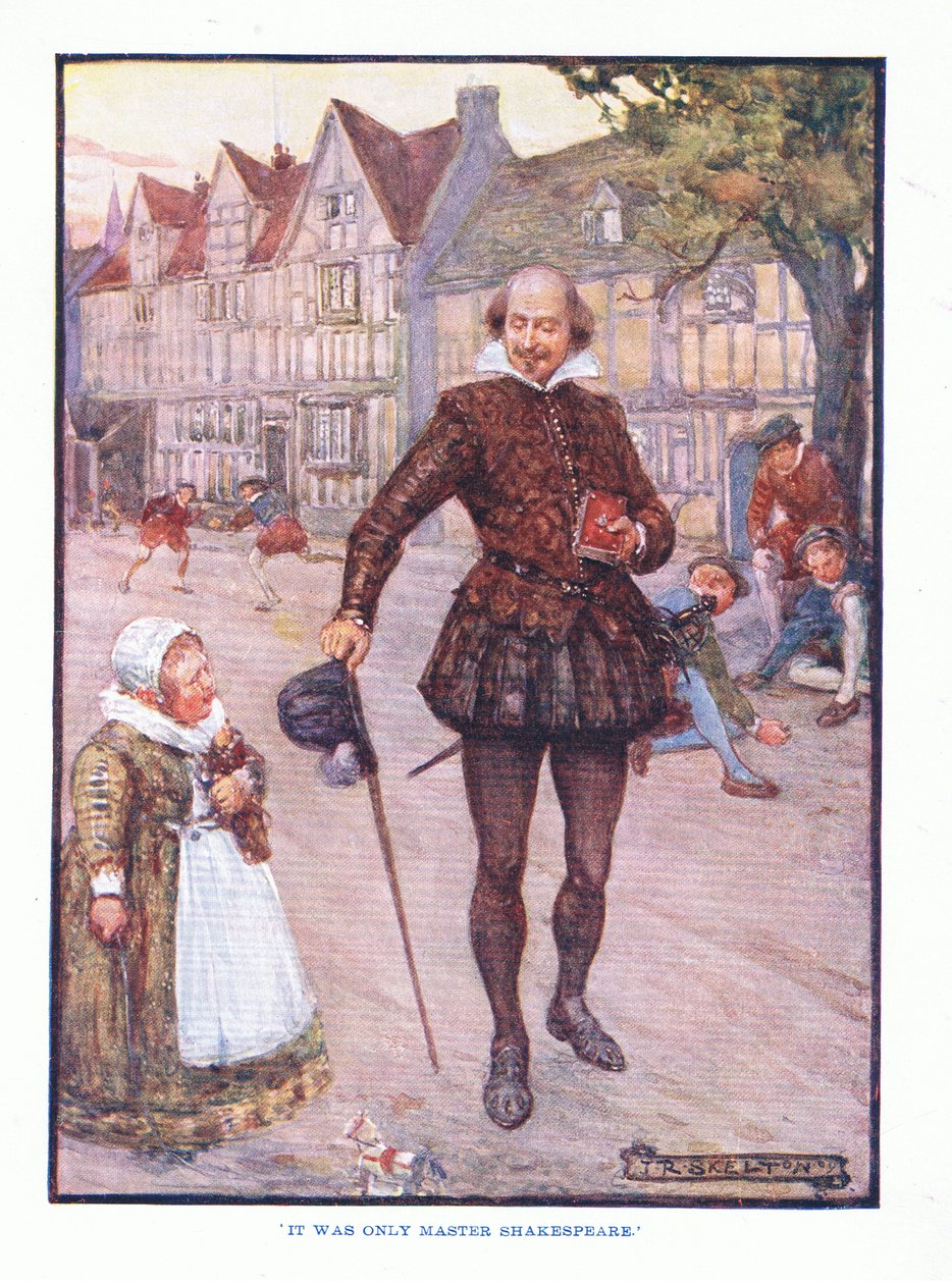 Csak Shakespeare mester volt, az English Literature pub. T C & EC Jack, 1920 körül alkotó: J. R. Skelton
