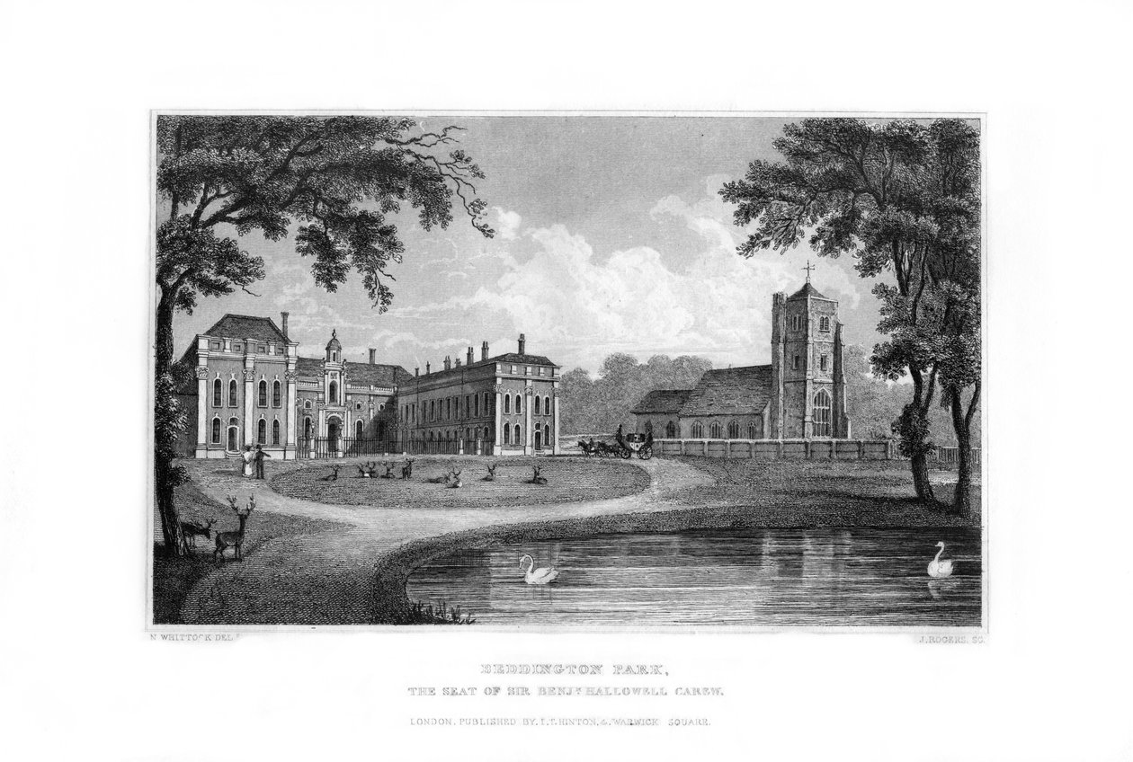 Beddington Park, Sutton, Surrey, 1829. alkotó: J. Rogers