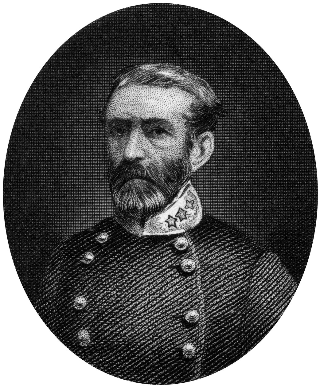 Braxton Bragg, konföderációs tábornok, 1862-1867. alkotó: J. Rogers