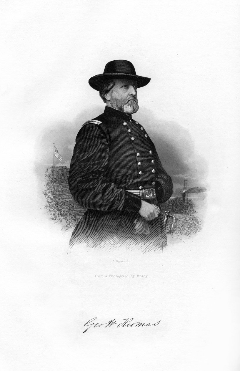 George Henry Thomas, az Unió tábornoka, 1862-1867. alkotó: J. Rogers