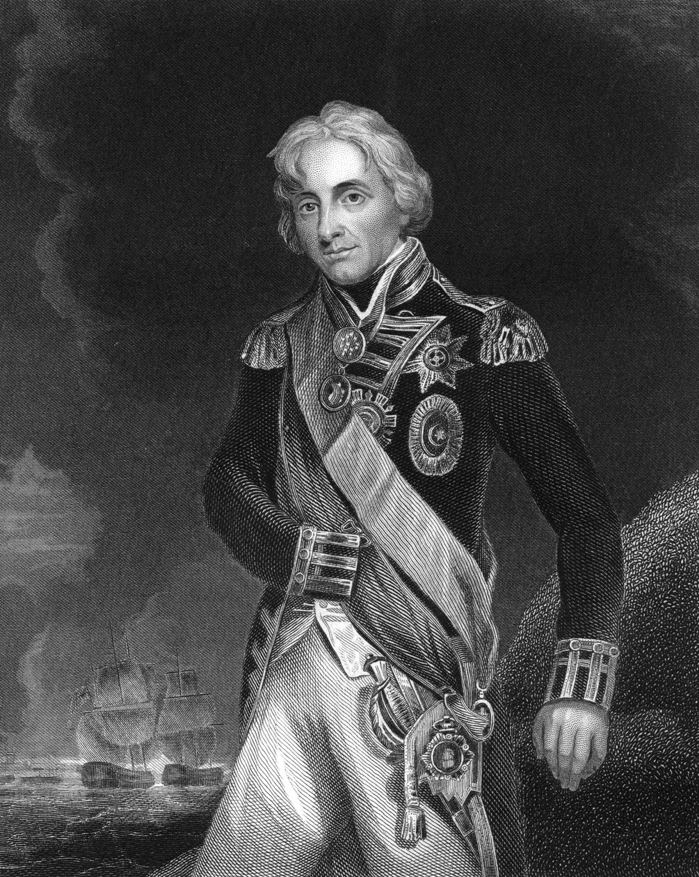 Horatio Nelson, Nelson 1. vikomt, angol haditengerészeti parancsnok, c1798-c1805 c1857 alkotó: J. Rogers