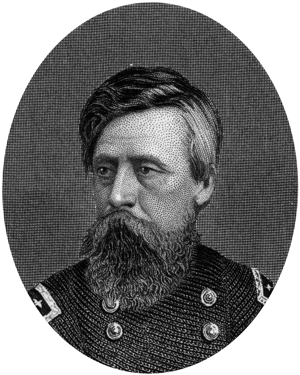 Jefferson Columbus Davis, a szakszervezeti tábornok, 1862-1867. alkotó: J. Rogers