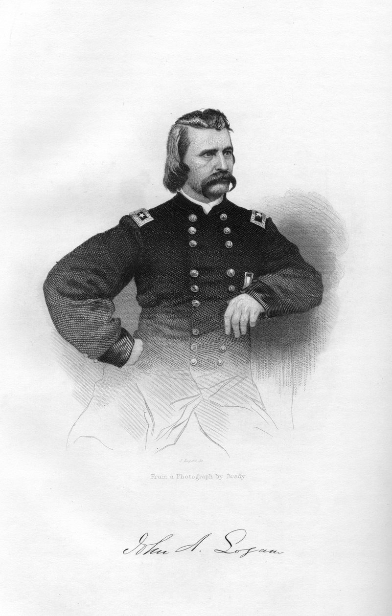 John Alexander Logan, uniós katona és politikus, 1862-1867. alkotó: J. Rogers
