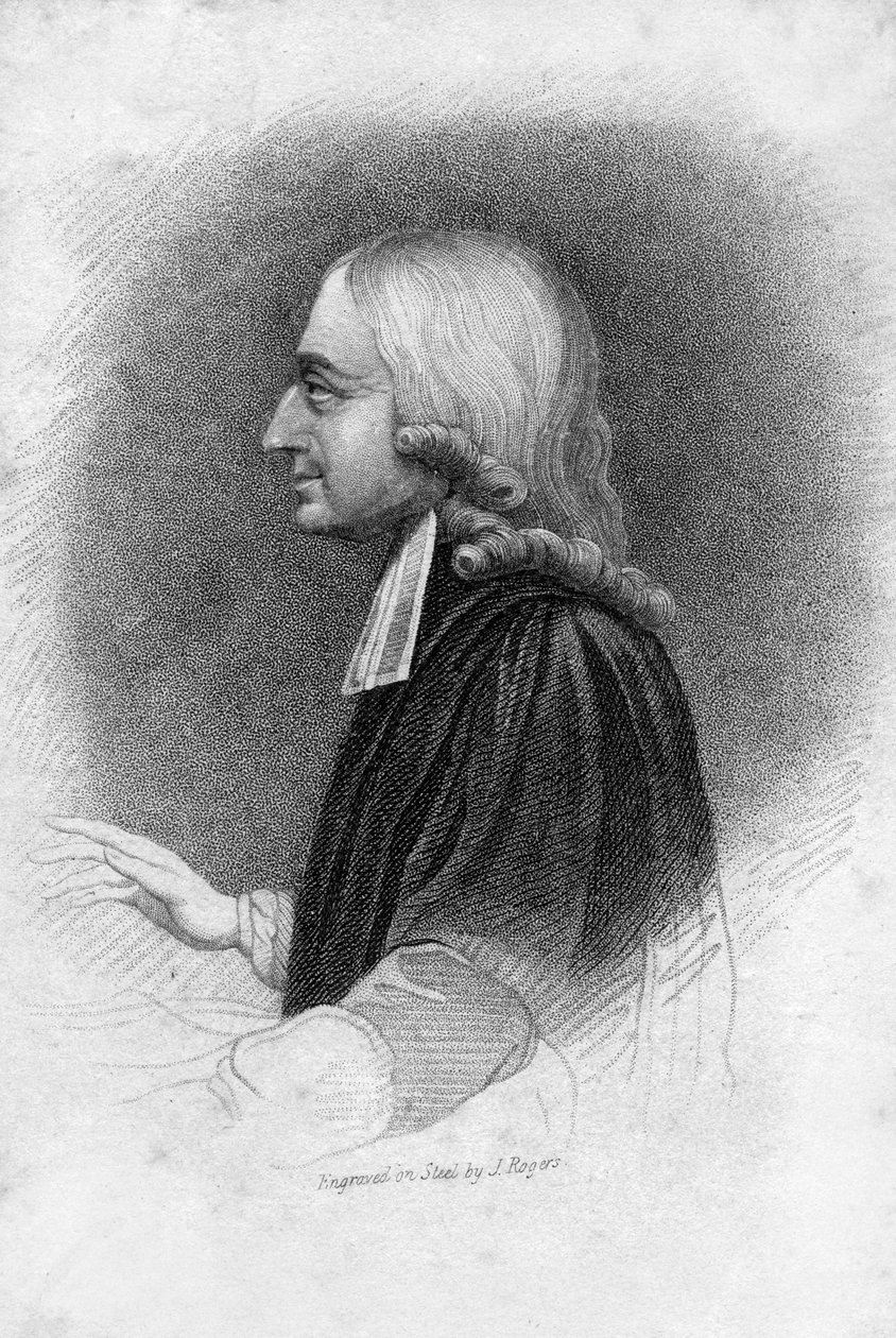 John Wesley, metodista vezető, 19. század. alkotó: J. Rogers