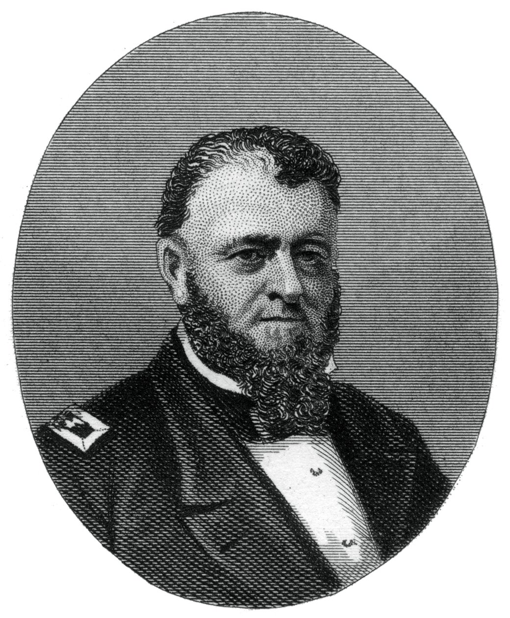 Louis Malesherbes Goldsborough, az Egyesült Államok haditengerészetének admirálisa, 1862-1867. alkotó: J. Rogers