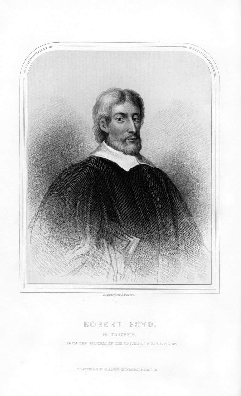 Robert Boyd, Trochrig, kiváló skót isteni, 1870. alkotó: J. Rogers