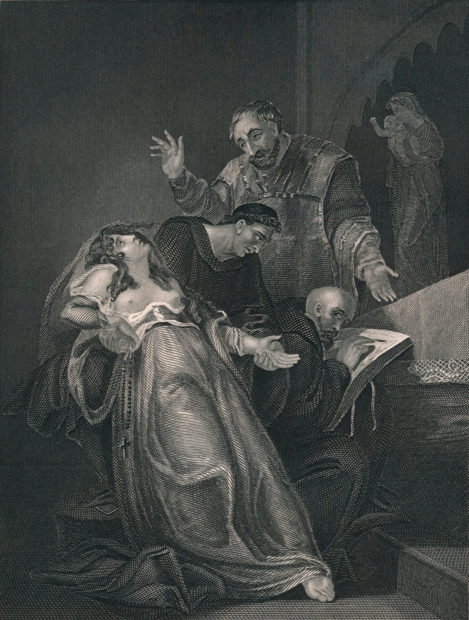 A kenti szent szolgálólány hamisítása, 16. század, 1796, 19. század közepe. alkotó: J. Rogers