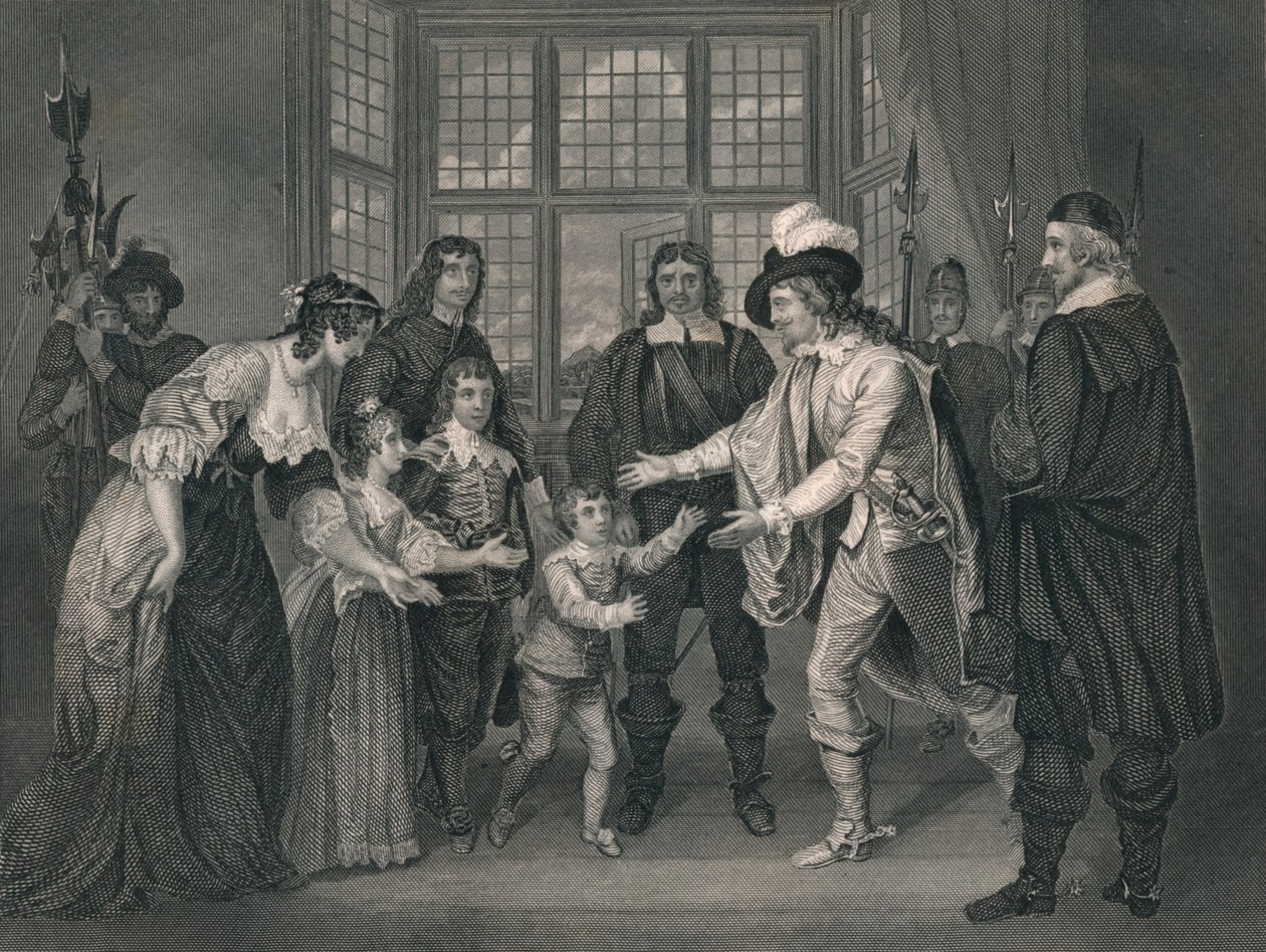 I. Károly interjúja gyermekeivel, 1649, 19. század eleje-közepe. alkotó: J. Rogers