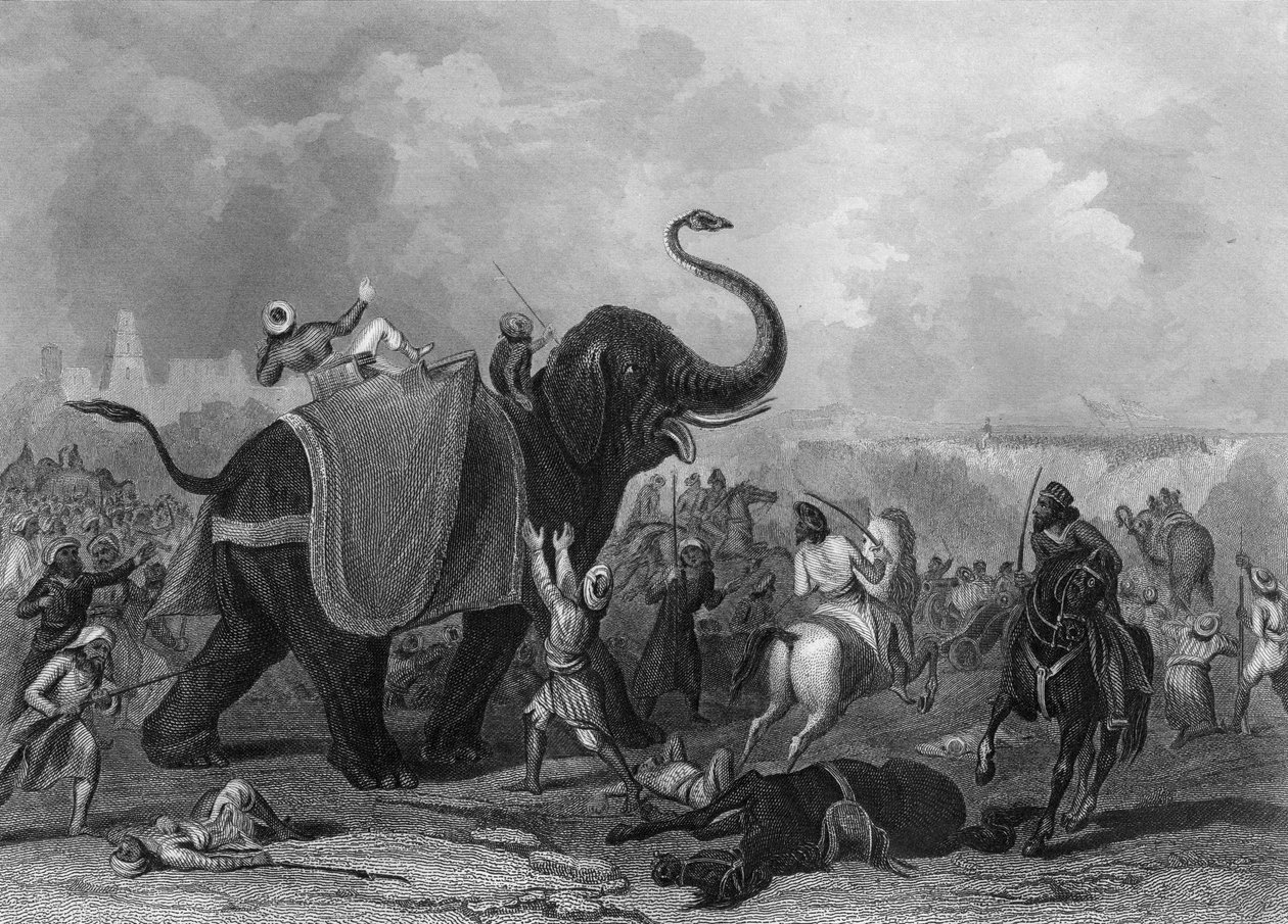 Mooltan Multan ostroma, India, 1849 c1857. alkotó: J. Rogers