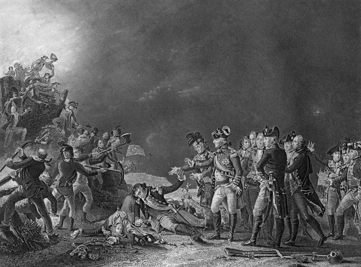 A gibraltári helyőrség által készített Sortie, 1781. november 27. c1857. alkotó: J. Rogers