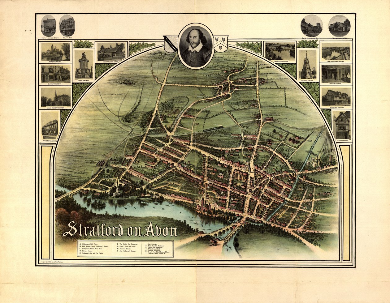 Stratford az Avonon. alkotó: J. Ross Brown