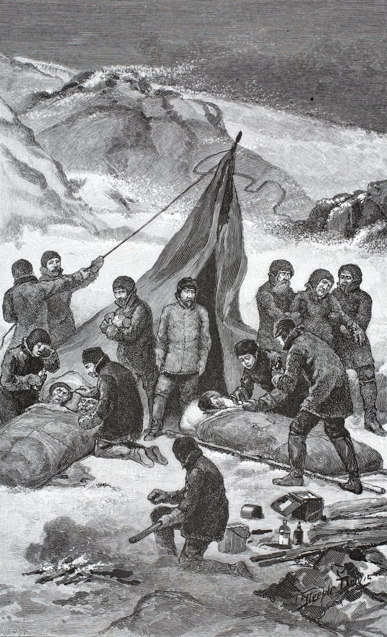 The Rescue, 1884. június 23., pub. London 1886 alkotó: J. Steeple Davis