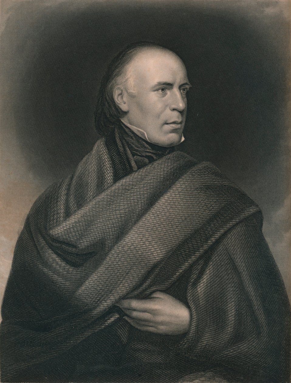 Allan Cunningham 1784-1842, skót költő és író, 1840 alkotó: J. Thomson