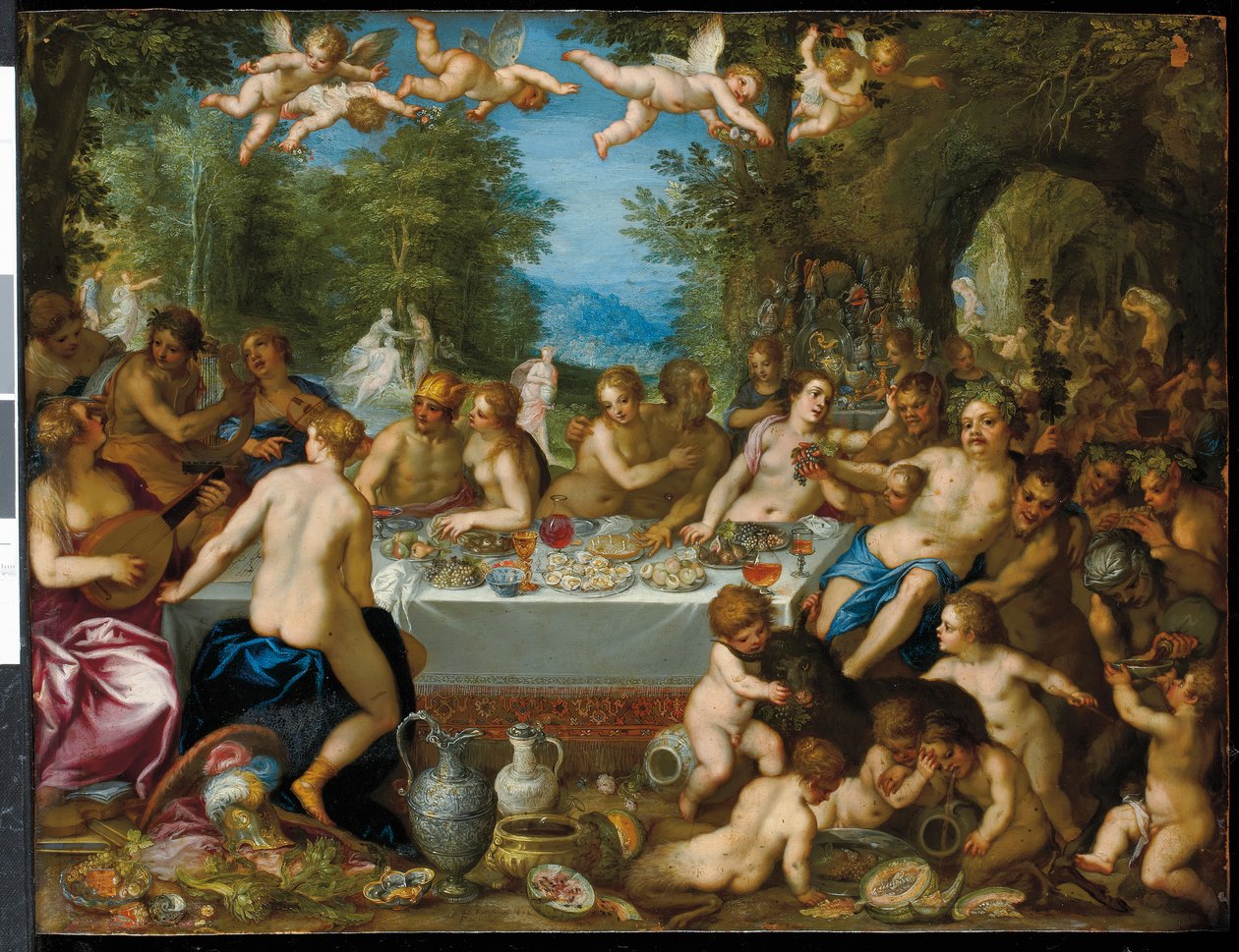 Az istenek ünnepe: Bacchus és Ariadné esküvője alkotó: J. and Rottennhammer Hans I Brueghel