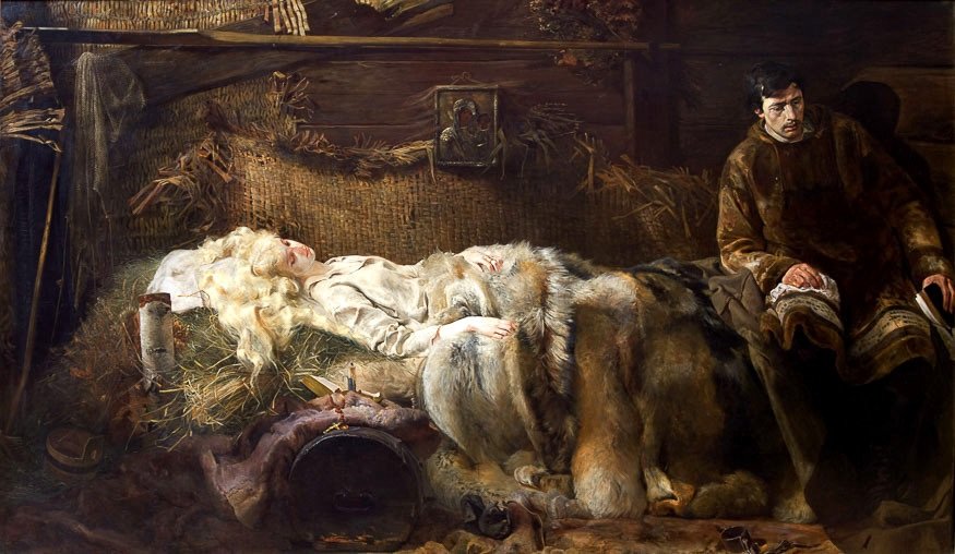 Death of Ellenai.nPolski: Smierc Ellenai.n alkotó: Jacek Malczewski