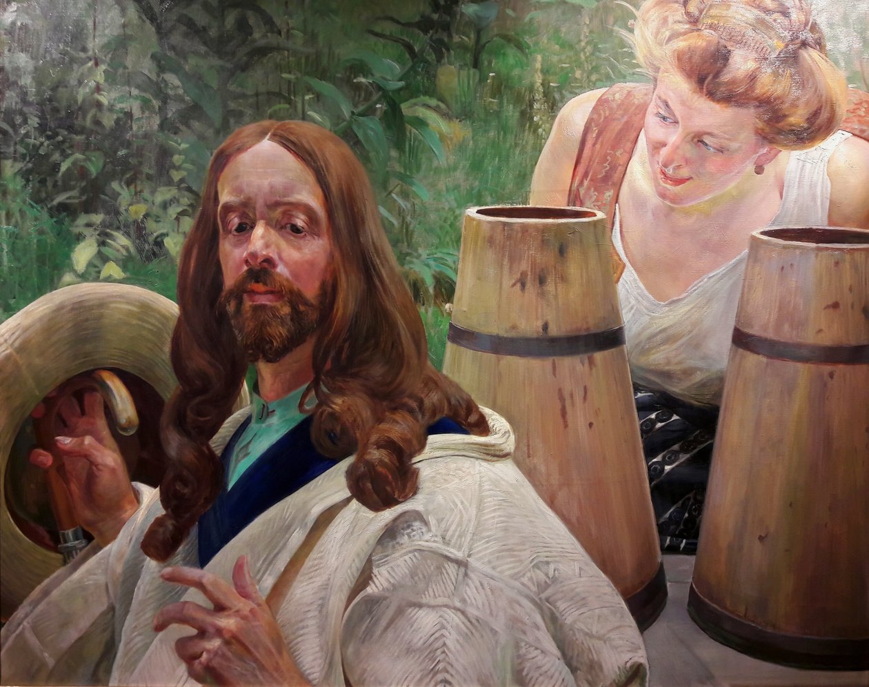 Krisztus és a szamaritánus asszony alkotó: Jacek Malczewski