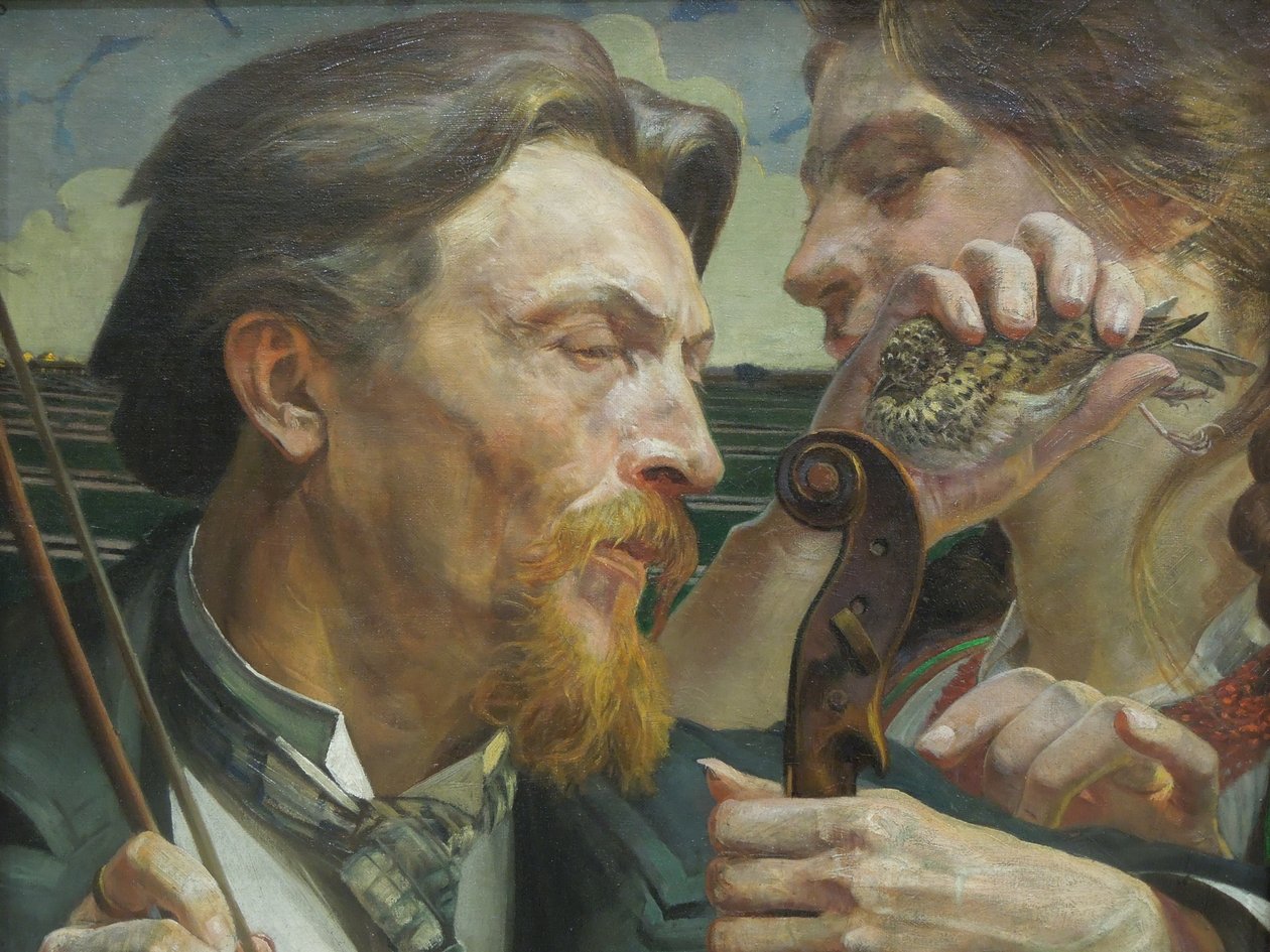 Antoni Zembaczyński festő portréja alkotó: Jacek Malczewski