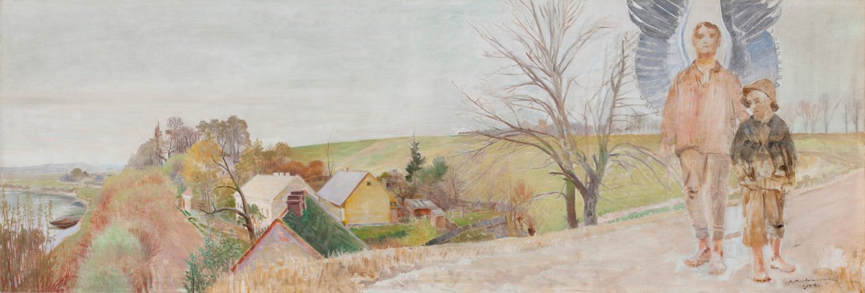 Az angyal és Tobiasz alkotó: Jacek Malczewski