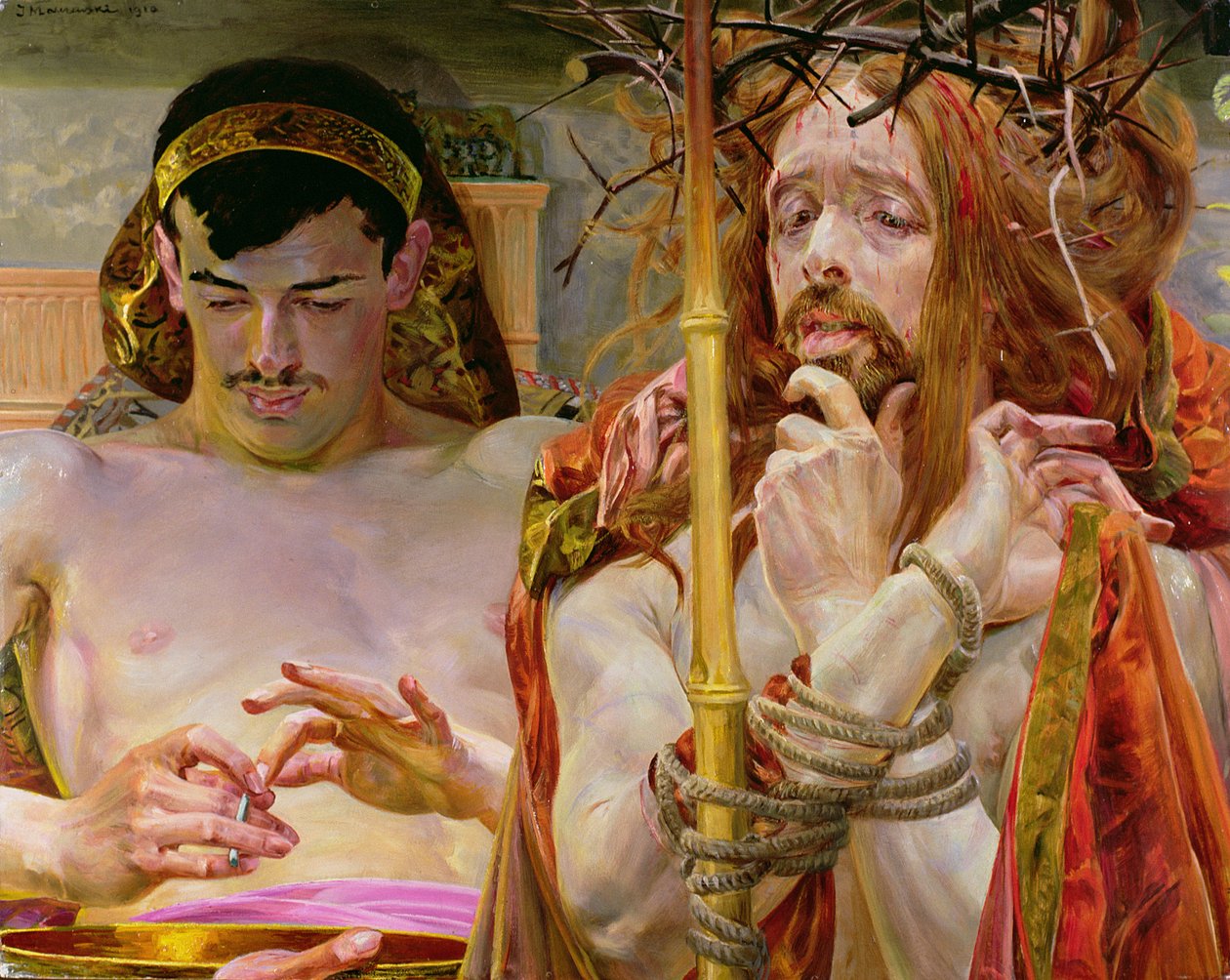 Krisztus Pilátussal alkotó: Jacek Malczewski
