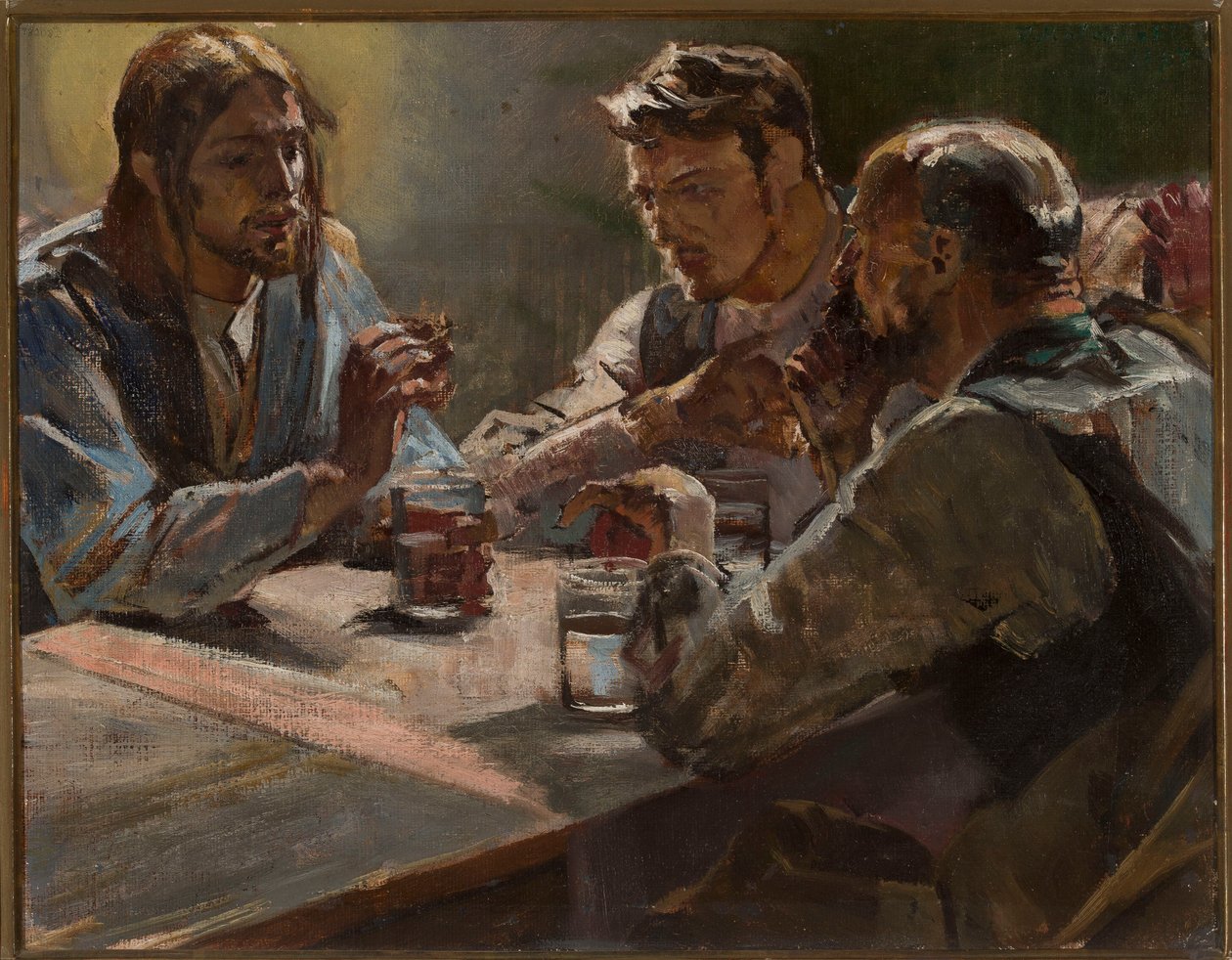 Krisztus Emauszban alkotó: Jacek Malczewski