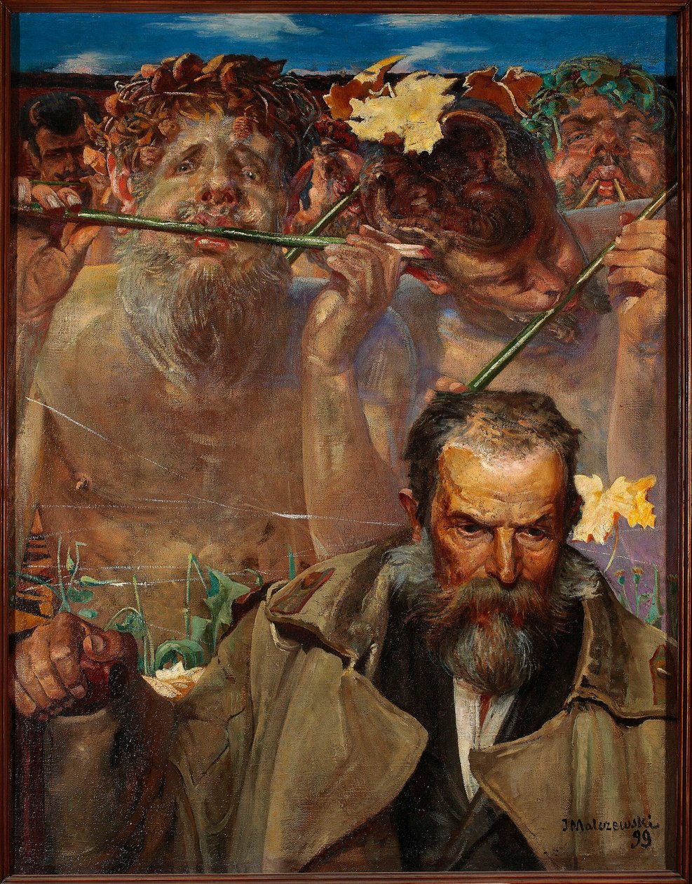 Egy dal története - Adam Asnyk portréja alkotó: Jacek Malczewski