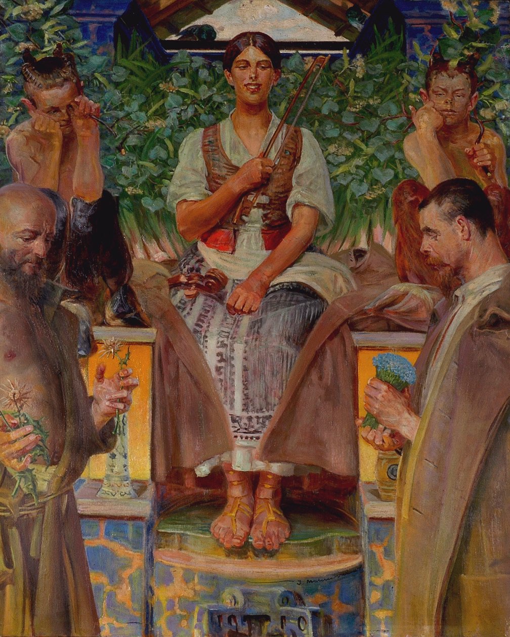 Hódolat a művészetnek és a múzsának alkotó: Jacek Malczewski