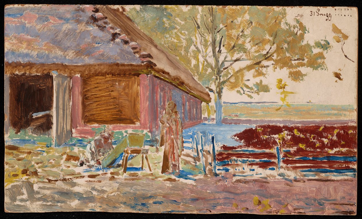 A század vége – 1899. december 31., tájkép koporsóval alkotó: Jacek Malczewski