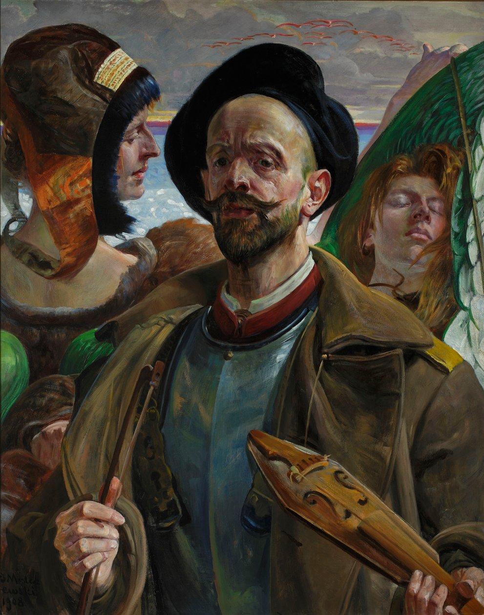 Egy húron – Önarckép alkotó: Jacek Malczewski