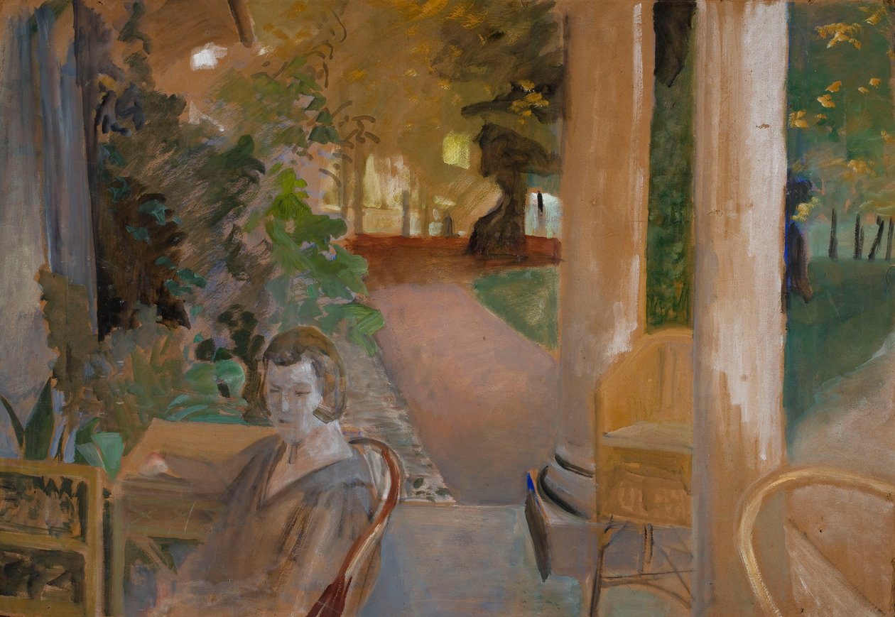A verandán alkotó: Jacek Malczewski