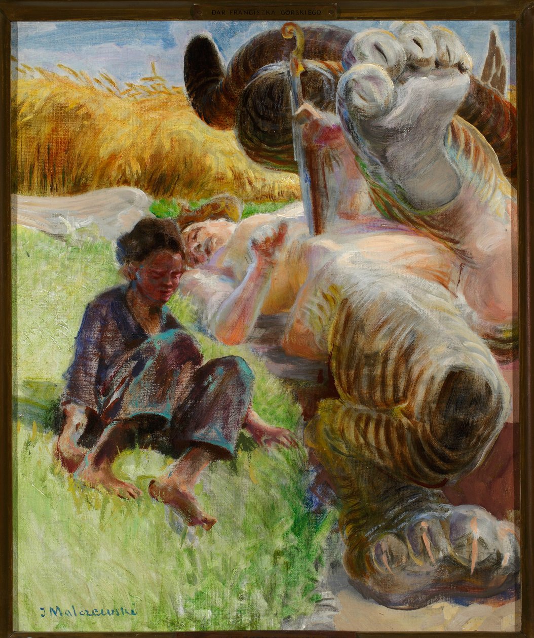 Pásztor és hárpia alkotó: Jacek Malczewski