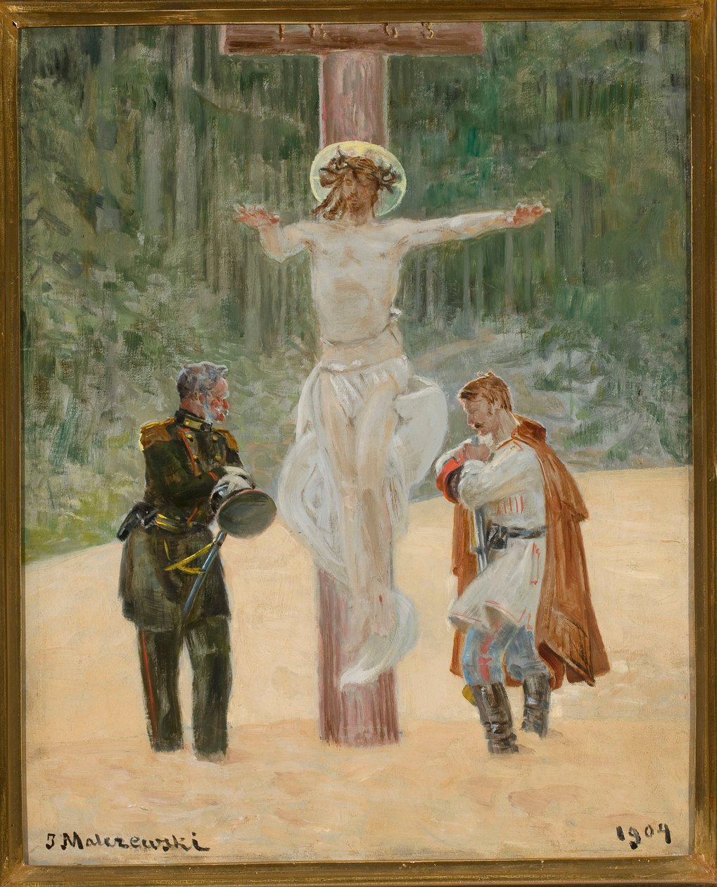 A megbékélés (Szimbolikus jelenet az 1863-as felkelésből) alkotó: Jacek Malczewski