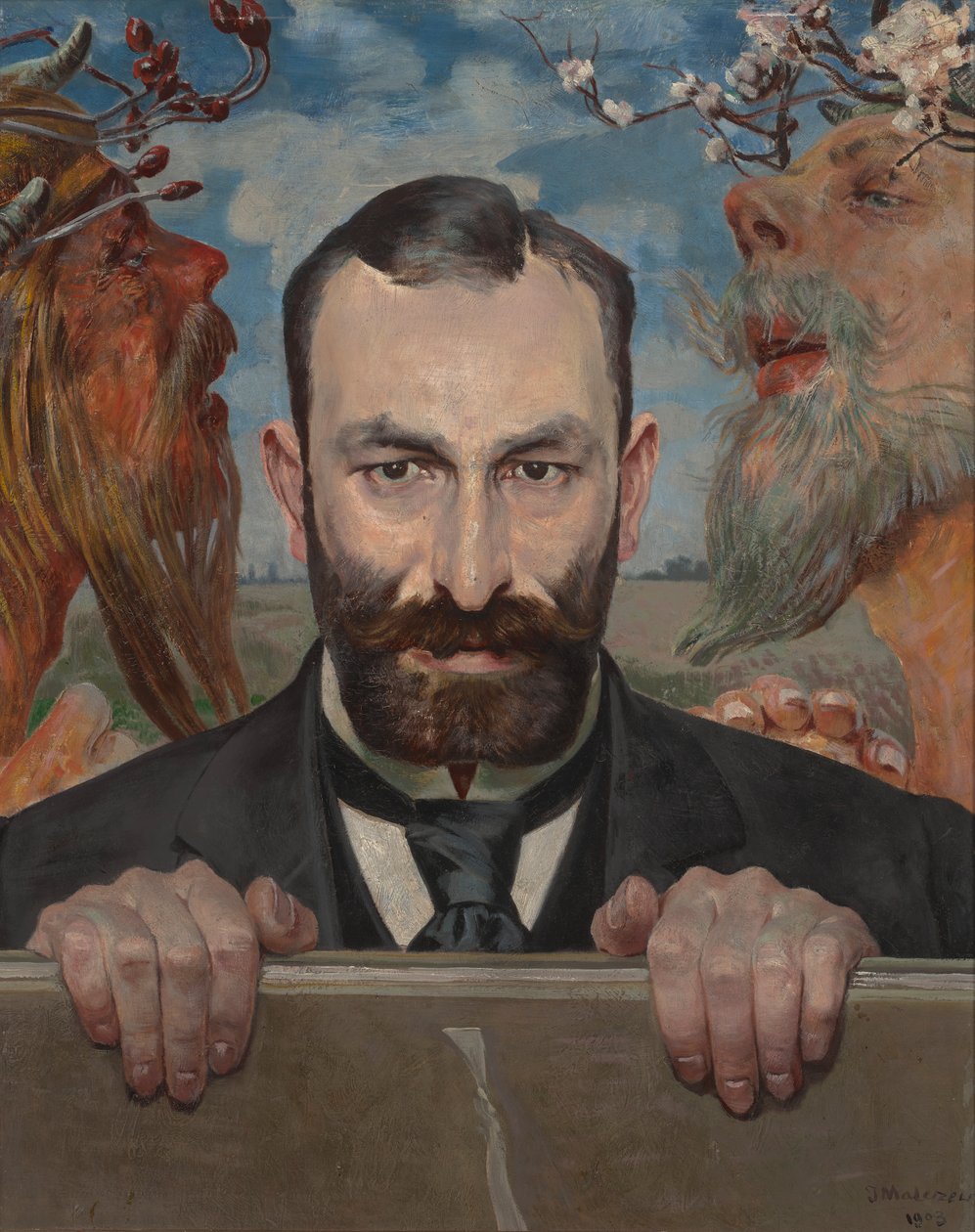 Feliks Jasieński portréja alkotó: Jacek Malczewski