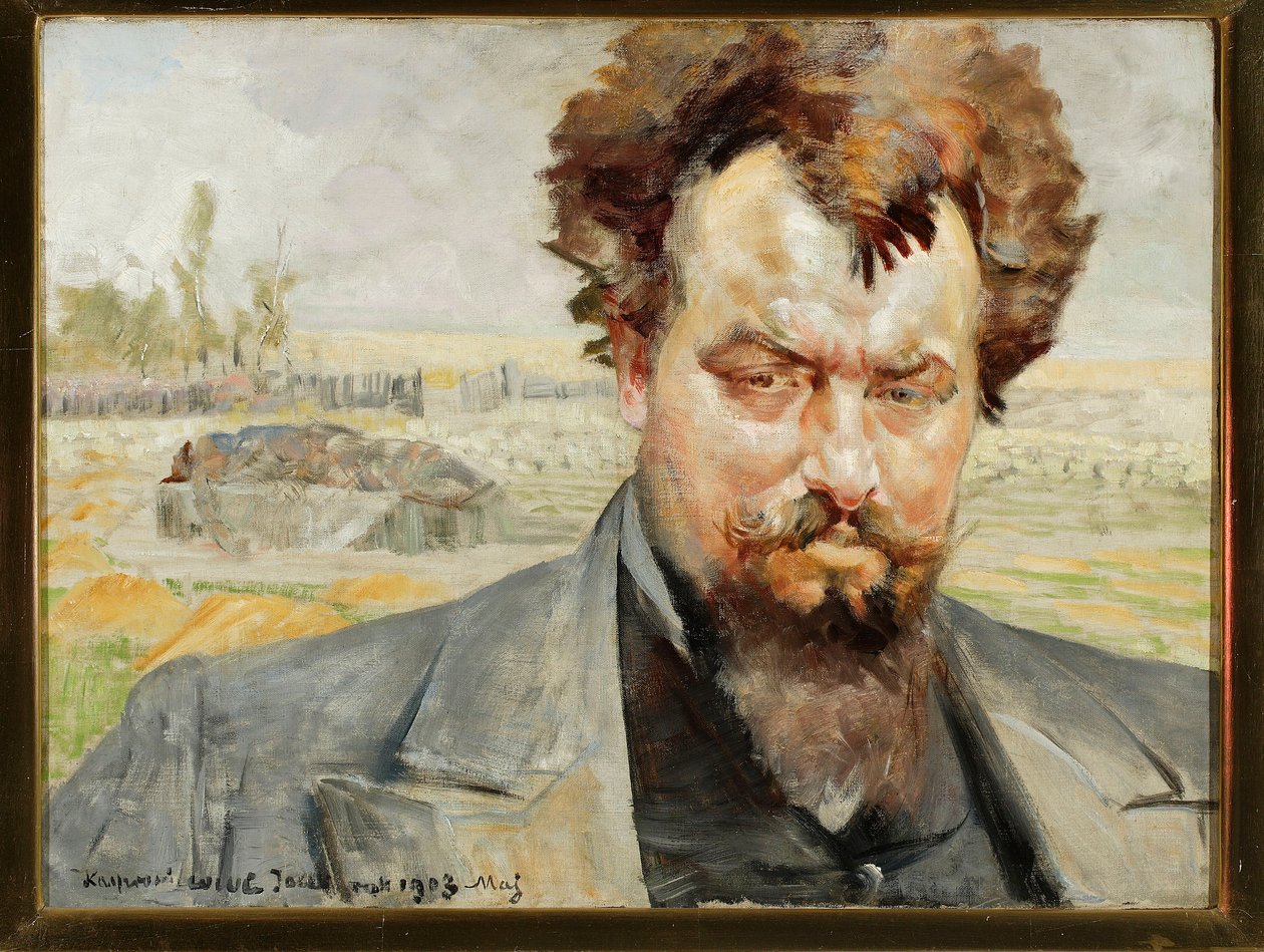 Jan Kasprowicz portréja alkotó: Jacek Malczewski