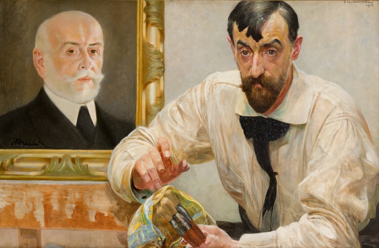 Stanisław Dębicki festő portréja alkotó: Jacek Malczewski