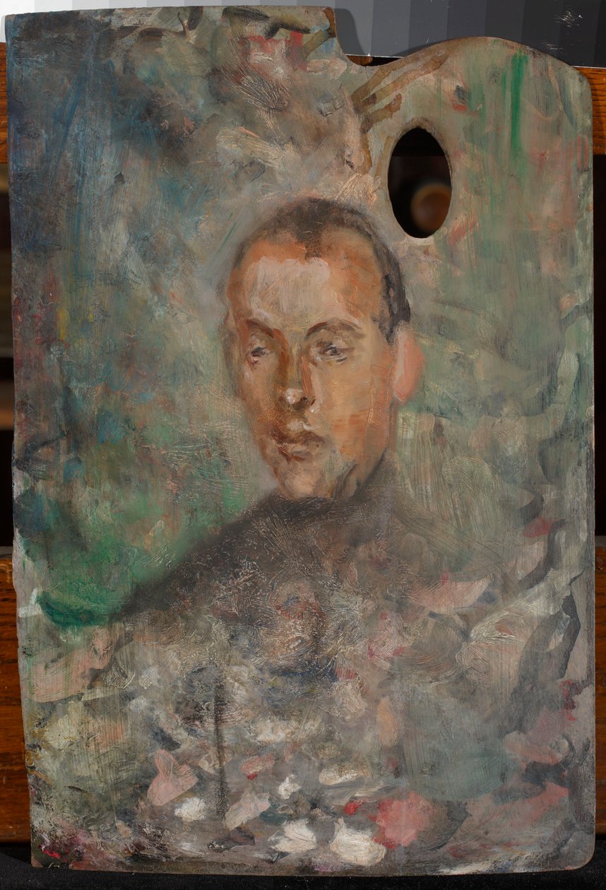 A művész, Rafał fiának portréja alkotó: Jacek Malczewski