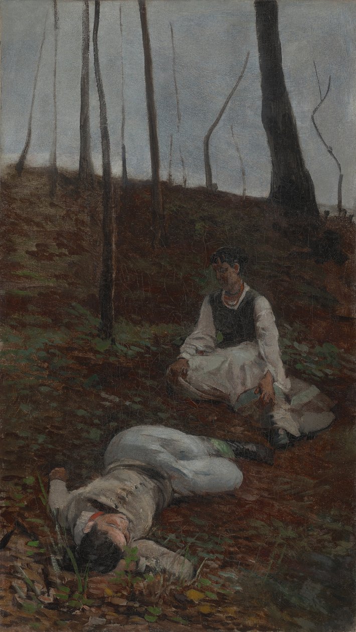 Jelenet a „Balladyna” című darabból alkotó: Jacek Malczewski