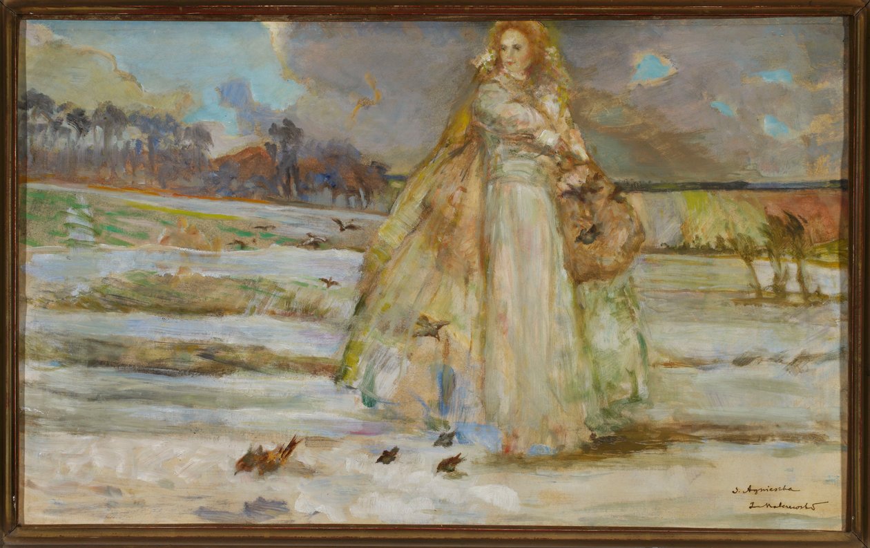 Szent Ágnes alkotó: Jacek Malczewski