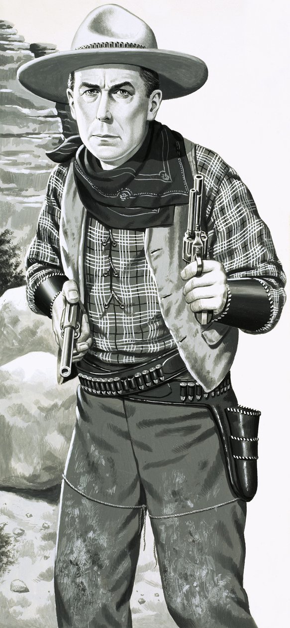 William S. Hart. A némafilmek cowboy színésze alkotó: Jack Keay