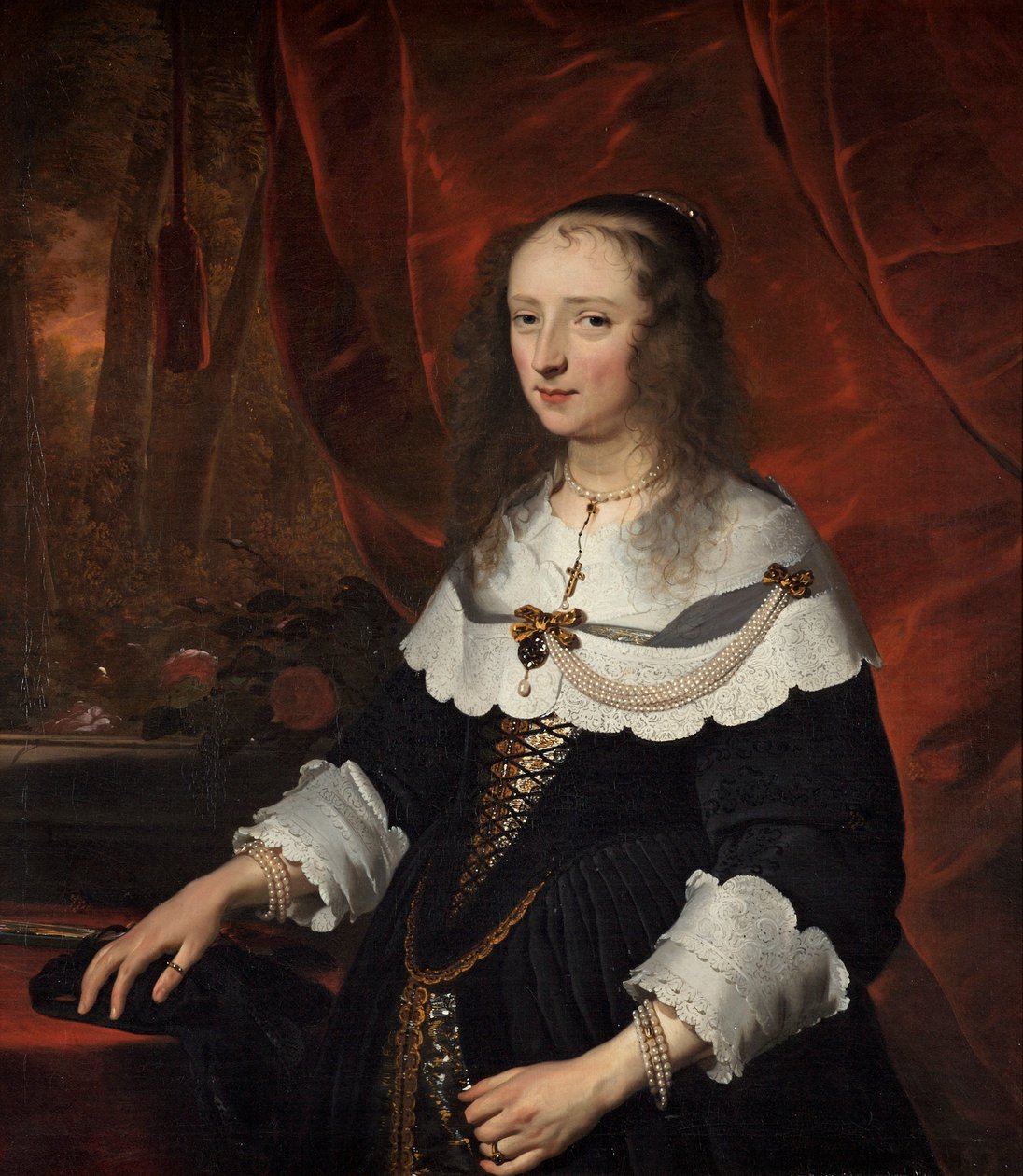 Ismeretlen hölgy, 1645 körül alkotó: Jacob Adriensz Backer