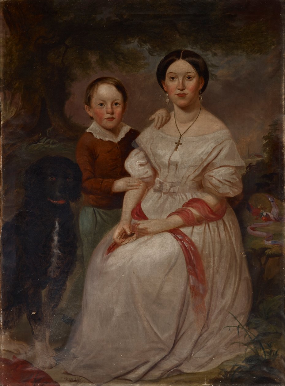 Sarah Elizabeth Morrison és Samuel Morrison portréja alkotó: Jacob Cox