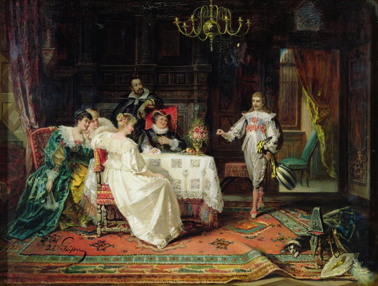 A trubadúr belépője alkotó: Jacob Emmanuel Gaisser