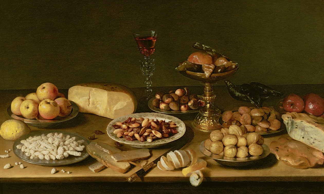 Bankett csendélet alkotó: Jacob  Foppens van Es