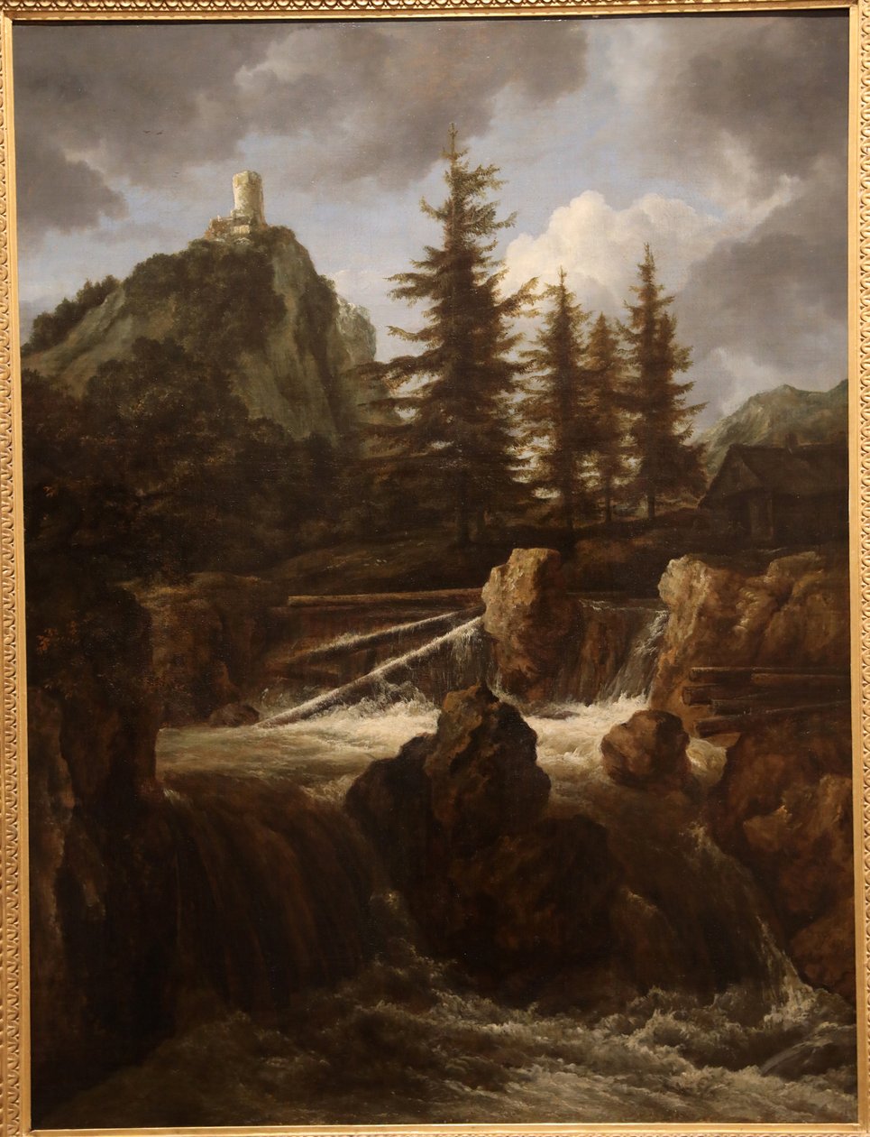 Táj vízeséssel, c. 1660 alkotó: Jacob van Ruisdael