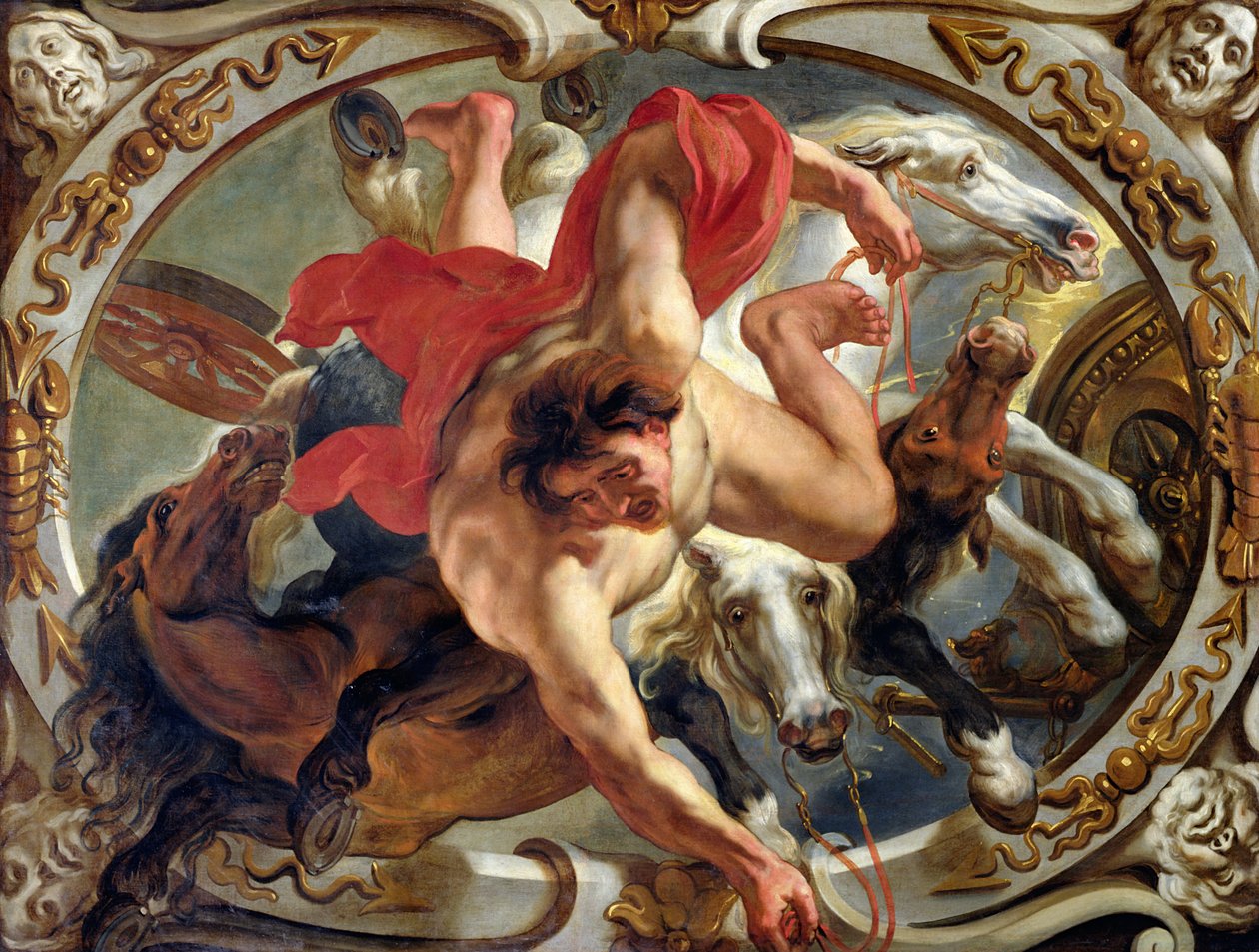 Rák, az állatöv jegyeiből (lásd még 196700-196711) alkotó: Jacob Jordaens
