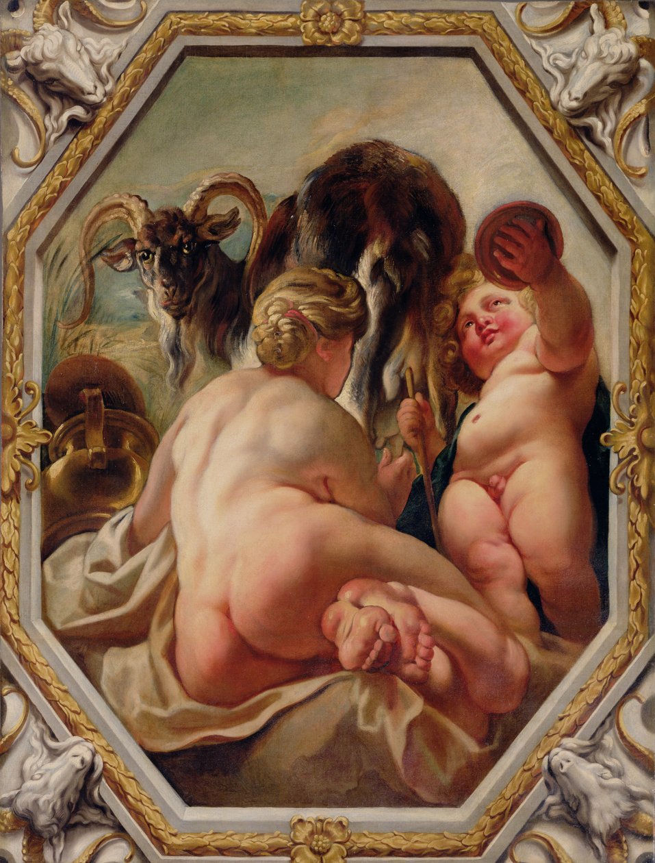 Bak, a Zodiákus jegyeiből (lásd még 196700-196711) alkotó: Jacob Jordaens